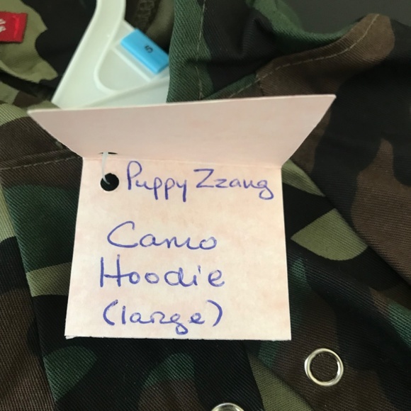 Puppy Zzang Camio Hoodie for Dogs Size L, NWT - Picture 9 of 9